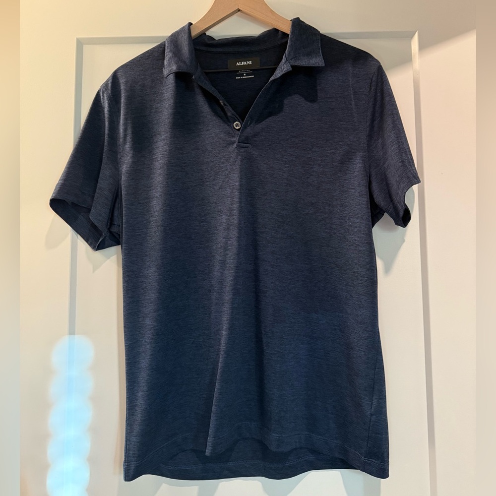 Alfani Men's Navy Polo Shirt